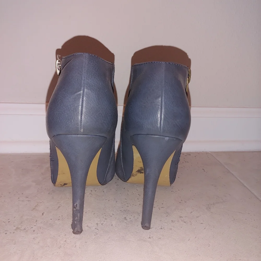 Blue Grey ankle booties - Picture 4 of 6